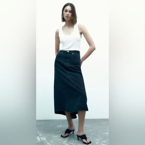 Zara Woman Denim Skirt